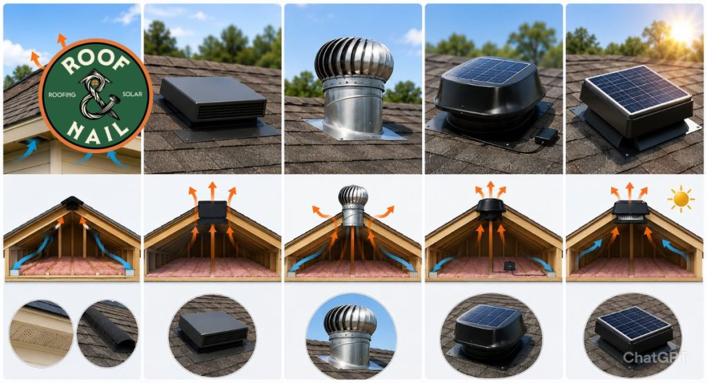 roof ventilation installation